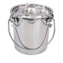 MYCENSE Milking Machine Bucket Milk Bucket Stainless Steel Multiuse for Livestock Sheep Milking Equipment, 3L
