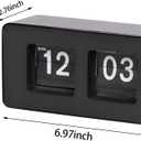 Automatic Flip Clock, Retro Nostalgic Clock,Digital Desk Table Page Down,for, Small
