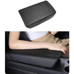 Tinlucys Armrest Cover White Designed for Tesla Model 3/Y 2017-2024,Center Console Cover for Tesla Interior Accessories Black