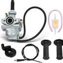 Carburetor with Handle Grip Bar and Throttle Cable Replacement for Honda Z50R CRF50F XR50R Z50 Z50A