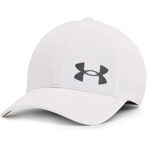 Under Armour Men's Iso-chill ArmourVent Fitted Baseball Cap (Medium-Large, White (100)/Pitch Gray)