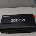 Renogy Inverter P2 2000W Pure Sine Wave Inverter 12V DC to 110V AC Converter, Off-Grid Solar Power Inverters for Vehicles, Truck, RV, Home, with Built-in 5V/2.1A USB / Hardwire Port, Remote Controller
