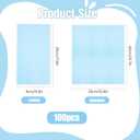 Blue Paper Napkins Everyday Disposable 100 Pack Bathroom Napkins Guest 3 Ply Paper Hand Towels Dinner Napkins For Wedding Birthday Party