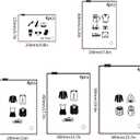 20 Pcs Travel Storage Bags, Clothes Packaging, Reusable Plastic Ziplock, Frosted Waterproof Resealable Clothing Zipper Pouch for Shoes Cosmetics Storage