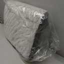 Sunheir Washable Large Dog Bed Covers Soft Plush Replacement, Waterproof Dog Bed Liner, Pet Bed Cover with Zipper 35x22x3 Inches, Grey, Cover Only