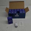 12 Pack Super Slim 20 Amp WR GFCI Outlet, Weather-Resistant, Outdoor 20A GFI Receptacle with LED Indicator, Ground Fault Circuit Interrupter, Screwless Wallplate Included, ETL Listed, White