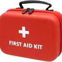 Faylapa Travel First Aid Pouch, Empty First Aid Bag, 9x7x3 inches Portable Outdoor First Aid Medical Storage Organizer Bag for Travel, Boat, Office, Sports, Hiking, Outdoor(Bag Only)