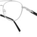 RB.Pilot Classic Aviator Reading Glasses for Men Women Light Blocking Computer Readers Spring Hinge Metal Frame Acetate Legs