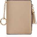 Gostwo Small Wallets for Women, Stylish Womens Wallet with ID Window, Zippered Coin Pocket and Tassel. Cute RFID Wallet for Women, ideal for Teen Girls, Commuters, and Women for Daily Use