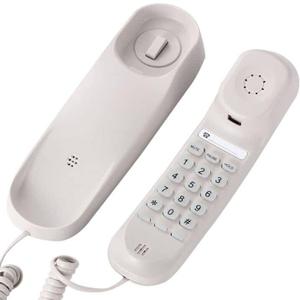 Sangyn Landline Phone for Home Mini Corded Telephone with Lighted Keypad Wall Mounted Desk Phone No AC Power Required for Kitchen House Office