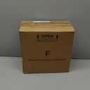 Fitfree Outdoor Chair Cushions, Water-Resistant & Fade-Resistant, Patio Furniture Seat Replacement Chair Pads with Ties Zipper, Removable Cover, Non-Slip Bottom, Set of 4, 17 x 16 Inch, Black