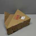 Flag Display Case for 3' x 5' Flag, American Flag Shadow Box with HD Tempered Glass and Wall Mount, Folded Triangle Flag Holder Frame for Small Flag (Not for Burial Flag) - Black Walnut