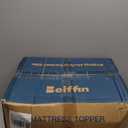 MASVIS Queen Size Dual Layer 4 Inch Memory Foam Mattress Topper, 2 Inch Gel Memory Foam and 2 Inch Cooling Pillow Top Mattress Pad Cover for Back Pain, Medium Support