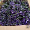 Artificial Lavender Flowers10 Bundles UV Resistant Plastic Shrubs for Indoor/Outdoor Hanging Flowerpot and Windows Decorations Garden DecorPurple