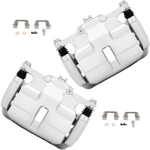 cciyu Front Left & Right Brake Calipers Assembly w/Bracket 19B3428 19B3429 2008-2013 For Nissan For Rogue,2014-2015 For Nissan For Rogue Select,2010-2013 For Suzuki For Kizashi