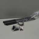 Black Curtain Rods for Windows 66 to 120 inch, 5/8 inch Adjustable Wrap Around Blackout Curtain Rods for Bedroom & Outdoor