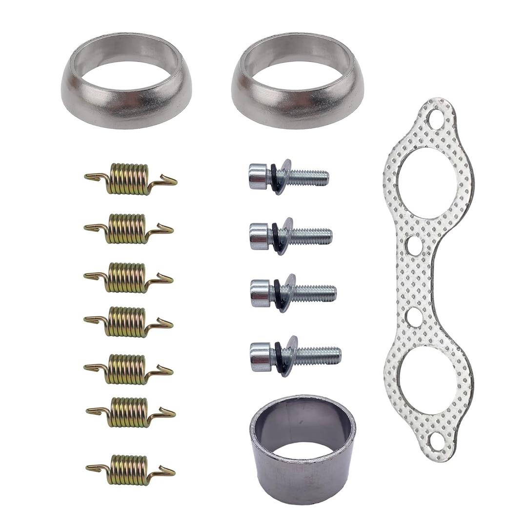 Exhaust Flange Gasket Spring Rebuild Kit Fit for Polaris Ranger RZR 800 EFI 2008-2010 Sportsman Ranger 700 800 900 OEM#3610047 5811511 7041804 7041687 5257254,Polaris Ranger 800 Exhaust Gasket