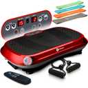 Lifepro Waver Vibration Plate Exercise Machine – High-Intensity Vibration Plate for Lymphatic Drainage – Full-Body Workout Vibrating Platform with Loop Bands – Fitness Equipment for Strength & Toning
