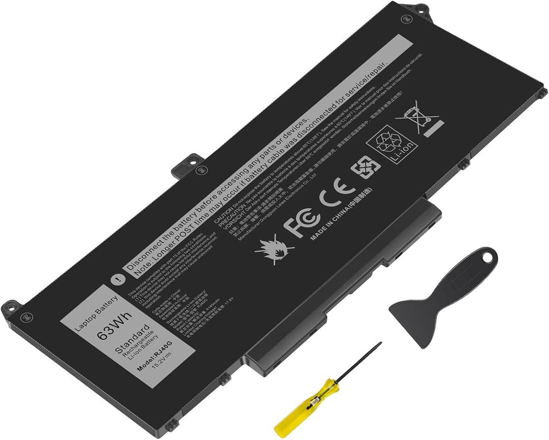 TREE.NB RJ40G Laptop Battery Replacement for Dell Latitude 14 5420 Latitude 15 5520 Precision 15 3560 Series 01K2CF 075X16 WY9DX P137G P137G001 P104F P104F001 0WK3F1 0M3KCN 005R42 15.2V