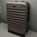 LIGHT FLIGHT Luggage Sets, 3 Piece Durable Suitcase Set with Spinner Wheels, 3 Pcs Hardside Lightweight luggage with TSA Lock, Large Checked Travel Suitcases, 20/24/28 Inch, Rose Purple