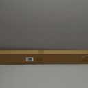 LazBlinds No Tools No Drill Bamboo Roller Shades, Cordless Bamboo Blinds, Light Filtering Roll Up Blinds for Windows, French Door, Porch or Patio Privacy Screen, 33'' W x 64'' H, Brown206