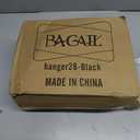 BAGAIL Kids Velvet Hangers 11 Inches Children's Clothes Hangers Non-Slip Baby Hangers for Infant/Toddler (Black,50pack)