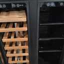 NewAir 24" Dual Zone Beverage Refrigerator & Wine Cooler for 20 Bottles & 78 Cans | Freestanding or Built-In Under Counter Mini Fridge for Beer, Wine and Soda | Stainless Steel