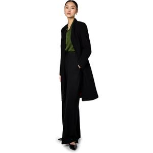 Halston Women's Long Collarless Suiting Jacket 12