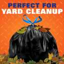 Hefty Strong Lawn & Leaf Trash Bags, 39 Gallon, 38 Count (Black)