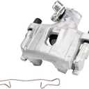 TRQ Rear Brake Caliper Set Zinc Coated Hardware Compatible with 2007-2009 Ford Focus