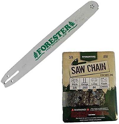 Forester 24" Bar for Large Husqvarna Chainsaws 3/8 Pitch .050 Gauge Mount 84DL Including 3/8 x 84 DL