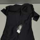 Shapewear Bodysuit Tummy Control Strapless Bra Shapewear for Women Strapless Faja Body Shaper Thong Light Shapewear (Small, Black-Bulit in Bra)