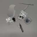 Replacement Kit for Meta Quest 3 Controller and 0culus Quest 2 Controller(13-in-1), DUXICEPIN Joysticks, Thumbstick, Screwdriver, Tweezer & Pry Tool-Ultimate Meta Quest 3 Controller Accessories (Black-13-in-1)