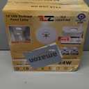 6PK 12 Inch LED Flush Mount Ceiling Light, 24W, 2520LM, 3000K/4000K/6000K CCT Selectable, 0.9inch Super Slim LED Ceiling Light Fixture, Low Profile Round Flat Panel Light for Bedroom,Kitchen,Hallway (White)