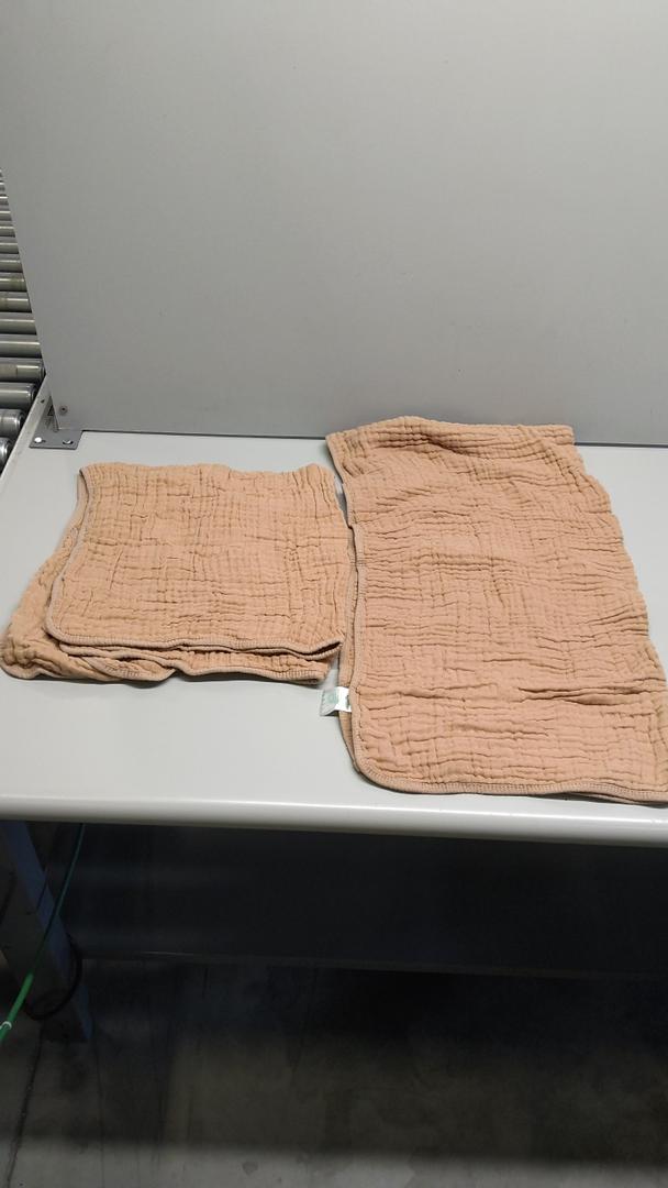 Yoofoss Hooded Baby Towels for Newborn 2 Pack 100% Muslin Organic Cotton Baby Bath Towel with Hood for Babies, Infant, Toddler and Kids, Large 32x32Inch, Soft and Absorbent Newborn Essential (Beige & Coffee)