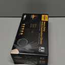 TitanFlex Heavy Duty Black Nitrile Gloves, 6 Mil, Fully Textured, Mechanic Disposable Gloves, Latex Free, Powder Free ClimatePartner certified L