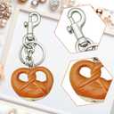 Bag Charm Cute Pretzel Keychain Purse Charms for Women,Bag Charms for Handbags Fashion Keychain Gift