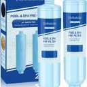 Garden Hose Filter for Filling Hot Tub, Pool, Spa, Greatly Reduces Sediment, Chlorine, Heavy Metals and Odors, Standard 3/4" Garden Hose Thread (2 pack)
