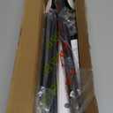 ENJOYBASICS Matte Black Shower Curtain Rod 30 to 76 Inches, 1 Inch Stainless Steel Adjustable Spring Tension Rods No Drill for Bathroom, Closet, Window, Room Divider, Never Rust, Non Slip