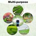 30pcs Drip Irrigation Emitters, 360 Adjustable Irrigation Drippers Sprinklers for 1/4" Tubing 0-3ft Spray Distance Garden Drippers Sprayer Heads for House Garden Watering Drip System Fittings