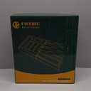 Calmbee 9 IN 1 Storage Bag Organizer for Kitchen Drawer, Bamboo Foil and Plastic Wrap with Cutter, Organizers Compatible Gallon, Quart, Sandwich Snack Size (Natural)