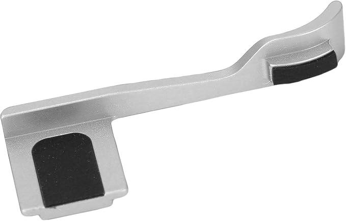 Aluminum Alloy Hot Shoe Thumb Rest - Ergonomic Hand Grip for Improved Stability & Comfort (Silver)