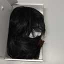 Onedor 10" Short Straight Hair Flapper Cosplay Costume Bob Wig (Black)