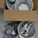 GANIZA Food Processors, Electric Food Chopper with Meat Grinder & Vegetable Chopper - 2 Bowls (8 Cup+8 Cup) with Powerful 450W Copper Motor - Includes 2 Sets of Bi-Level Blades for Fruits/Meat/Nuts