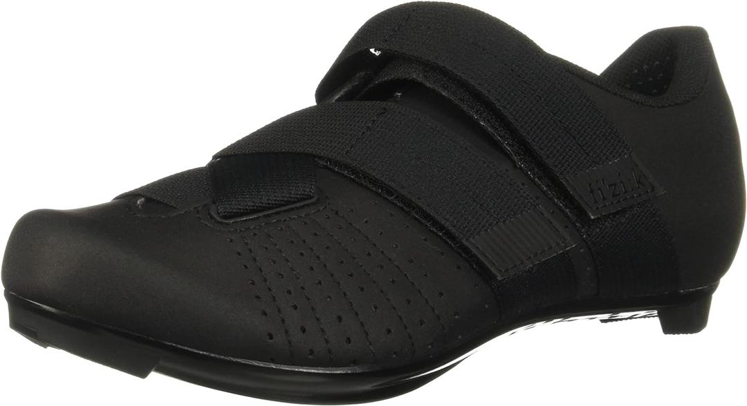 Fizik Unisex-Adult Tempo Powerstrap Reflective, Road Cycling Shoes for Visibility and Safety (14, Black)
