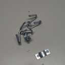 30 Pack Cross Pipe Clamp for 3/4 EMT Conduit, U-shaped Screw Bolt Crossover Clamps, Galvanized Vertical Pipe Clip Connector for Greenhouse, Hoop House, Canopy, Farm, Fence