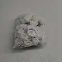 BLOSMON White Flower Balls for Centerpieces: 2pc 11.8 Inch Artificial Rose Floral Arrangement Bouquet Wedding Dinning Table Decoration - Easy Use Kissing Ball for Home Party Baby Shower Decor