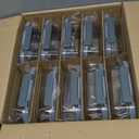 BAYZZ 10 Pack 22 oz Glass Meal Prep Containers, Glass Food Storage Containers with Airtight Lids, BPAFree, Freezer and Microwave Safe