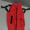 Dog Winter Coat with Harness Built-in | Waterproof Dog Jacket with Zipper & Fleece Lining | Reflective Cold Weather Coat for Small Medium Large Dogs (Red) M