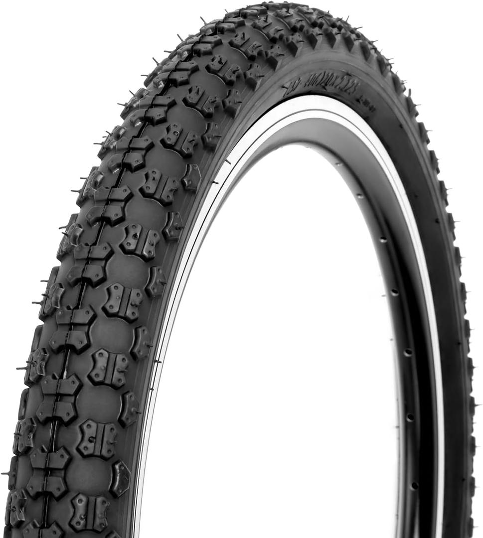MOHEGIA Kids Bike Tire: 12.5/14/16/20 x2.125 Inch Folding Replacement Bicycle Tire, Compatible with BMX, MTB and Children Racing